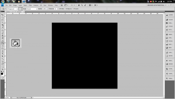 Creation of Thru the window of my ship: Step 2